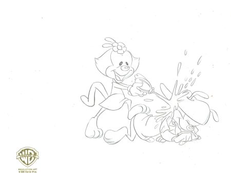 Animaniacs Original Production Drawing: Dot and Wakko Online