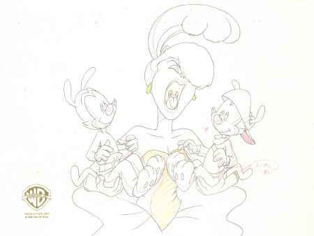 Animaniacs Original Production Drawing: Yakko, Wakko Online