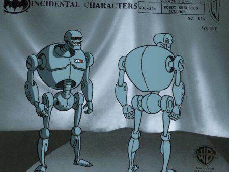 Batman the Animated Series Original Production Color Model Sheet Set: Robot Skeleton Bullock For Discount