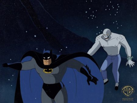 Batman The Animated Series Original Production Cel: Batman and Killer Croc Discount