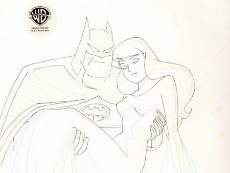 Batman And Mr.Freeze Subzero Original Production Drawing: Batman and Nora Fries Online now