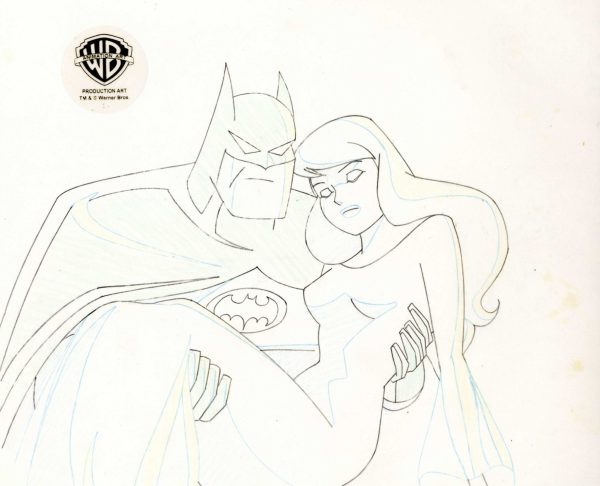 Batman And Mr.Freeze Subzero Original Production Drawing: Batman and Nora Fries Online now