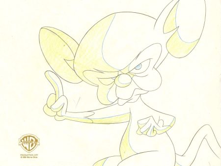 Animaniacs Original Production Drawing: Brain Hot on Sale