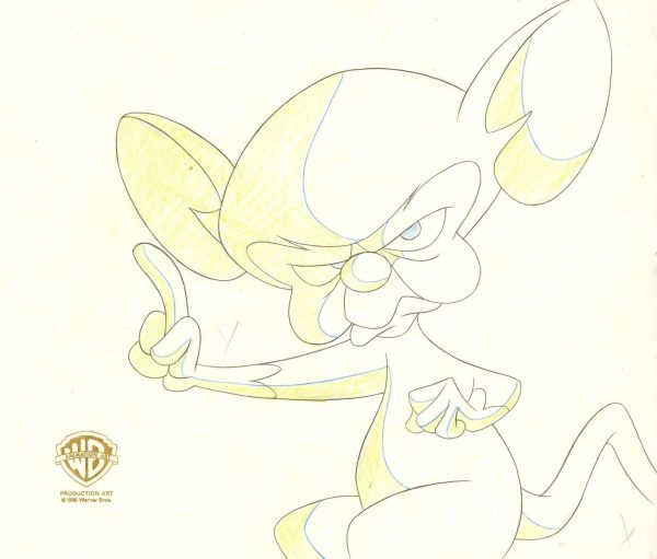 Animaniacs Original Production Drawing: Brain Hot on Sale