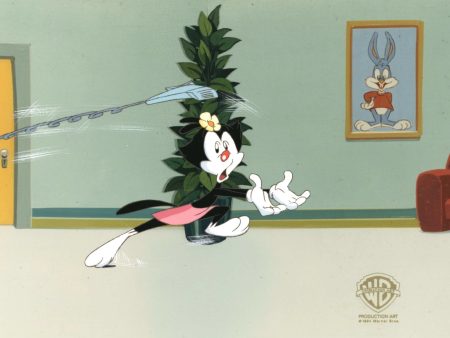 Animaniacs Original Production Cel with Matching Drawing: Dot Online Sale