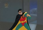 Batman The Animated Series Original Production Cel and Background: Robin For Sale