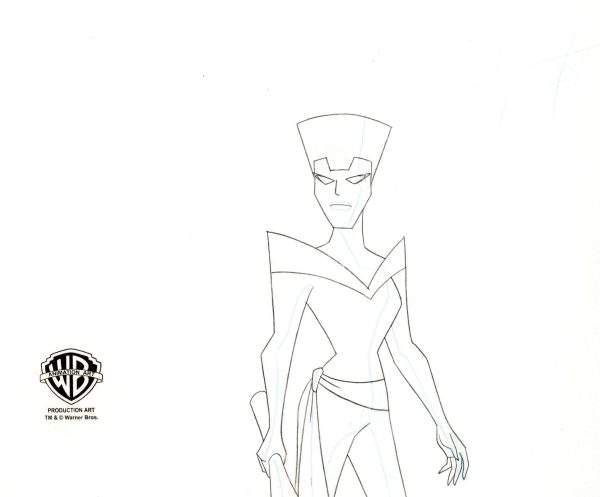 Batman Beyond Original Production Cel with Matching Drawing: Queen on Sale