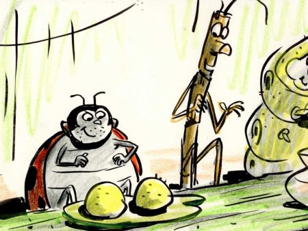 A Bug s Life Original Storyboard Drawing: Heimlich, Slim and Francis Online