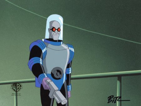 Batman The Animated Series Original Production Cel signed by Bruce Timm: Mr. Freeze Online Hot Sale