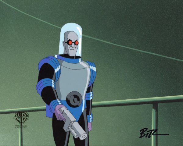 Batman The Animated Series Original Production Cel signed by Bruce Timm: Mr. Freeze Online Hot Sale