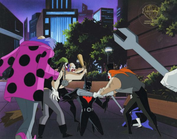 Batman Beyond Original Production Cel: Batman and The Jokerz For Sale