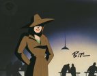 Batman The Animated Series Original Production Cel with Matching Drawing Signed by Bruce Timm: Poison Ivy Sale