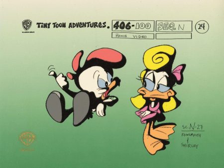 Tiny Toons Original Production Color Call Out Set: Fowlmouth And Shirley Hot on Sale