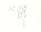 Batman Superfriends Original Production Cel and Matching Drawing Signed by Bob Singer: Batman Online Sale