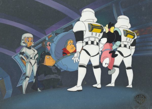 Pinky And The Brain Original Production Cel on Original Background: Star Warners Online