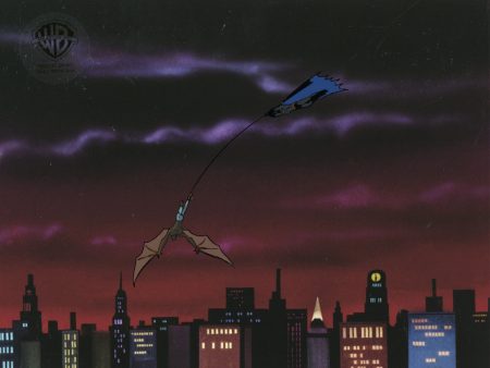 Batman The Animated Series Original Production Cel with Matching Drawing: Batman, Man-Bat Online