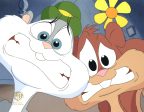 Animaniacs Original Production Cel: Slappy Squirrel and Skippy Squirrel Online Hot Sale