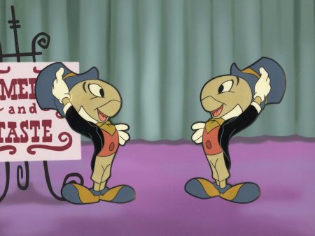 Jiminy Cricket  Double Original Production Cel Online Hot Sale