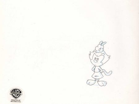 Animaniacs Original Production Drawing: Dot Fashion