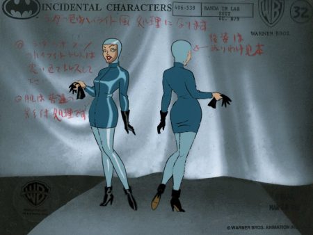 Batman the Animated Series Original Production Color Model Sheet Set: Randa Duane Cheap