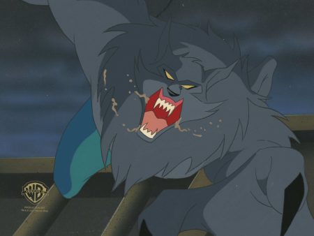 Batman The Animated Series Original Production Cel On Original Background: The Werewolf For Discount