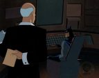 Batman The Animated Series Original Production Cel on Original Background: Batman and Alfred For Discount