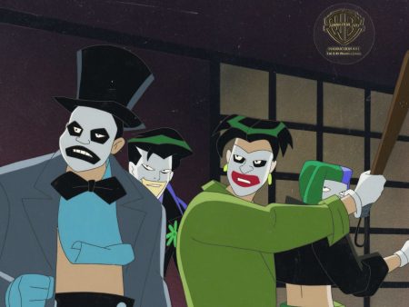 Batman Beyond Original Production Cel: The Jokerz Supply