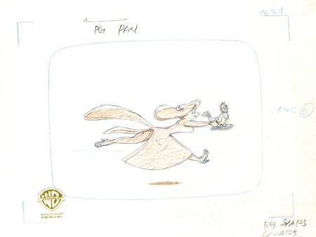 Animaniacs Original Production Drawing: Minerva Discount