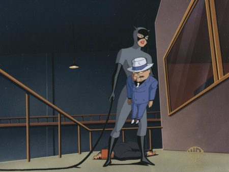 Batman The Animated Series Original Production Cel:  Catwoman and Scarface Discount