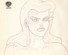 Batman The Animated Series Original Production Cel with Matching Drawing Signed by Bruce Timm: Poison Ivy For Discount