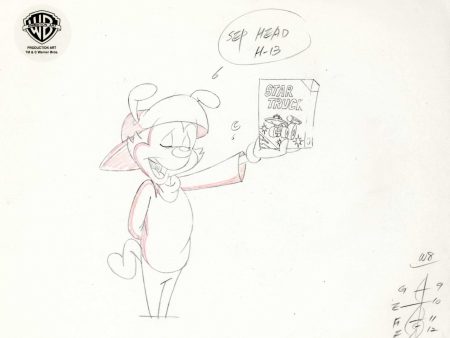 Animaniacs Original Production Drawing:  Wakko Online Sale