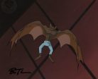 Batman The Animated Series Original Production Cel with Matching Drawing signed by Bruce Timm: Manbat Sale