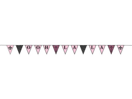 A Day In Paris Fabric Pennant Banner Online