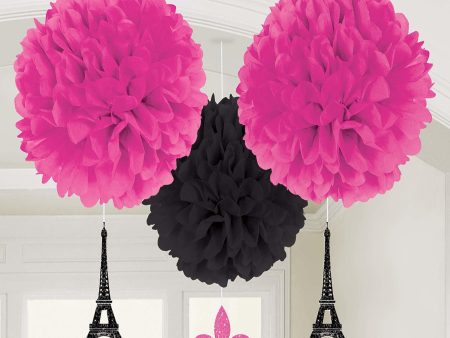 A Day In Paris Fluffy Danglers 3pcs Online now