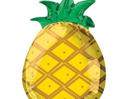 Tropical Pineapple Junior Shape Foil Balloon 30x48cm Online Sale