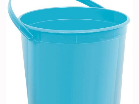 Carribean Plastic Bucket with Handle 4.50in x 6.25in For Sale