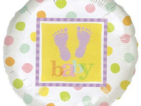 Baby Steps Foil Balloon 18in Online Sale