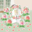 Baby Shower - Floral Baby Girl Table Decorating Kit Supply