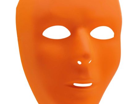 Adult Mask Full Face Orange Hot on Sale