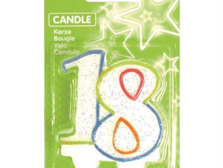 18 Milestone Number Candle For Discount