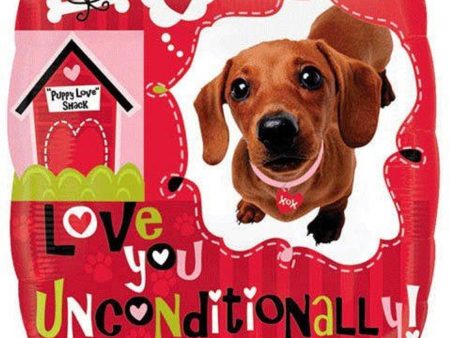 Unconditional Love Foil Balloon 18in Online Hot Sale