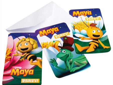 Bee Maya Invitations And Envelopes 6pcs Sale