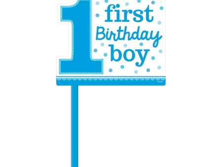 1st Birthday Boy Yard Sign 14in x 15in Online