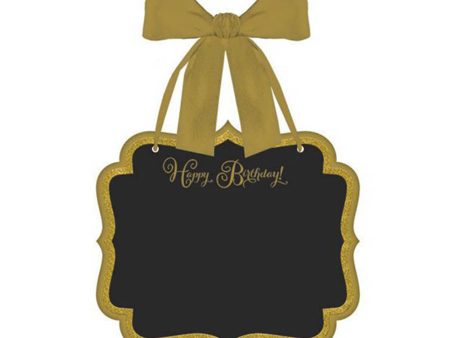 Gold Birthday Large Marquee Sign With Glitter Online