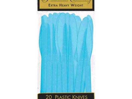 Caribbean Heavy Weight Plastic Knives 20pcs For Sale