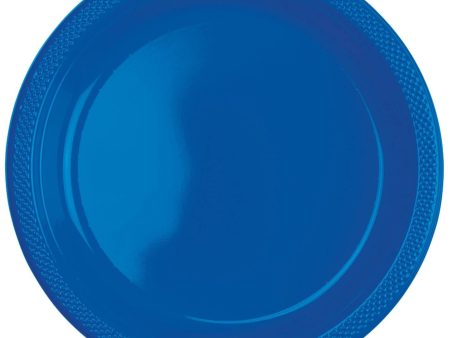 Bright Royal Blue Plates 10in, 20pcs For Discount