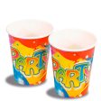 Balloon Party Cups 8pcs Fashion