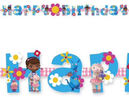 Doc McStuffins Add An Age Letter Banner Fashion