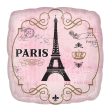 A Day in Paris Square Foil Balloon 18in Online