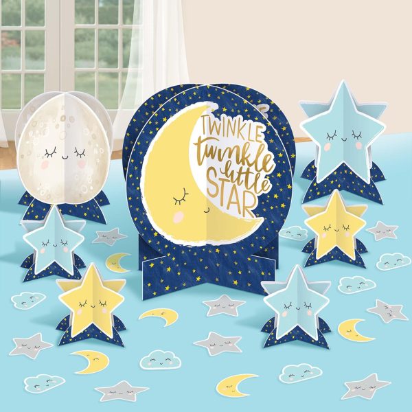 Baby Shower - Twinkle Little Star Table Decorating Kit For Cheap